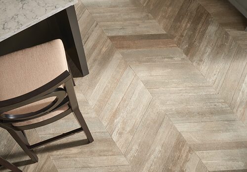 Glee chevron tile flooring | Floors Plus, Inc