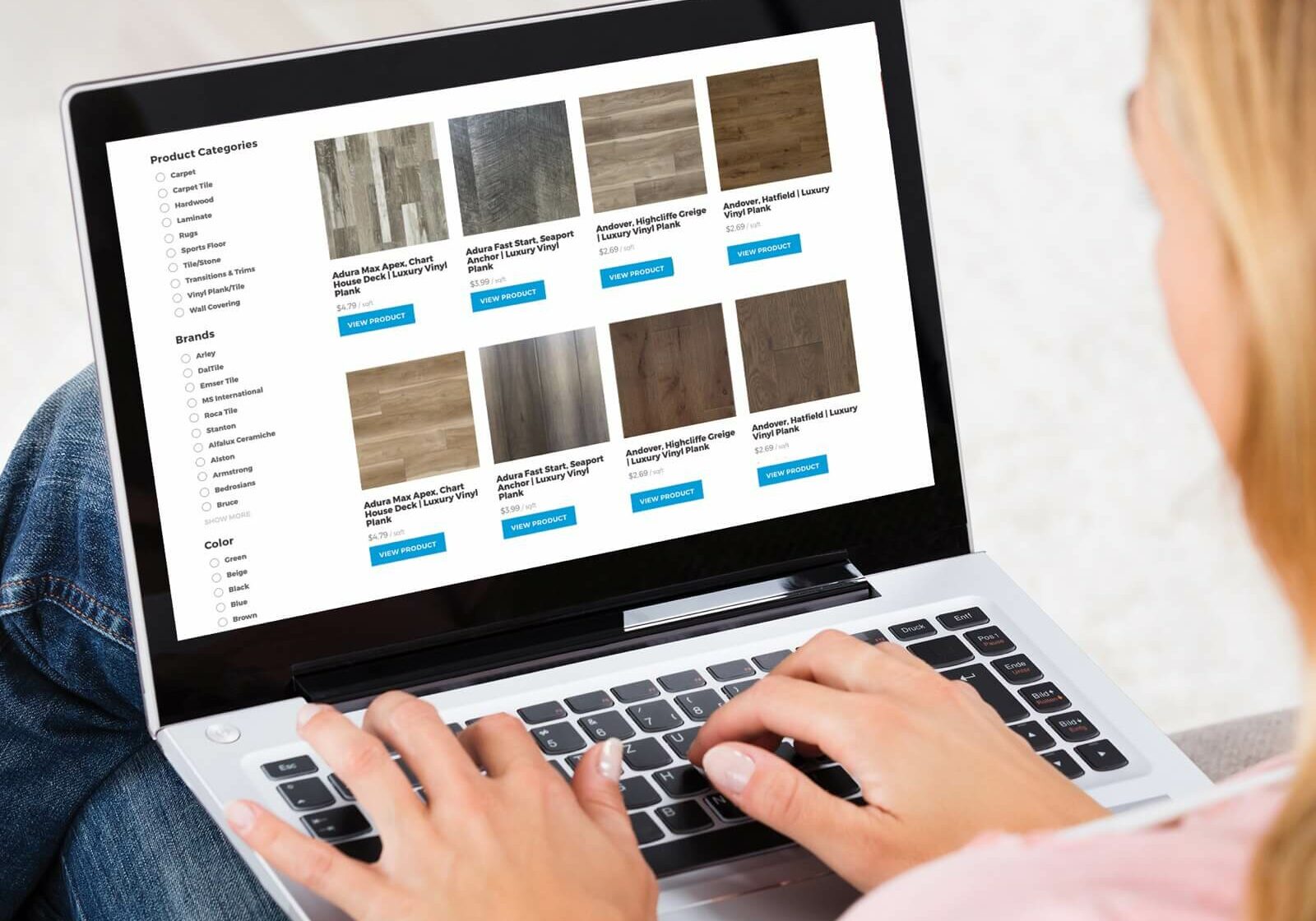 Browse flooring from home | Floors Plus, Inc